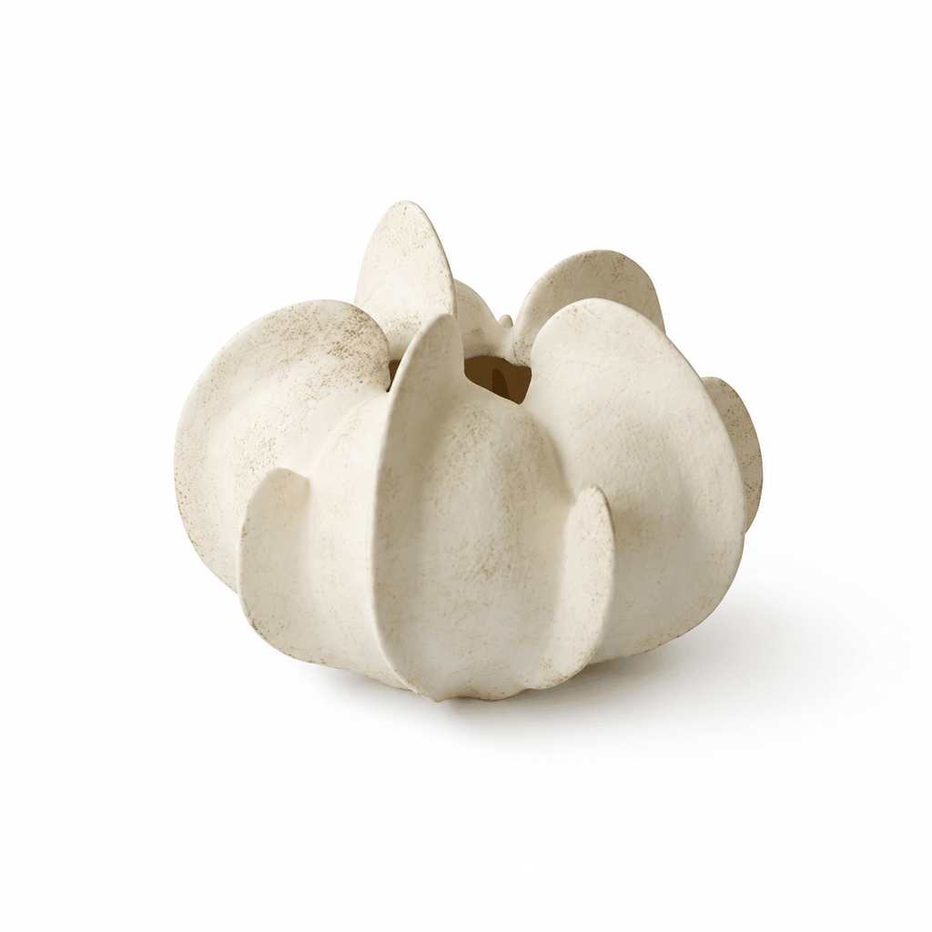 Magnolia Bloom Ceramic Sculpture Vase