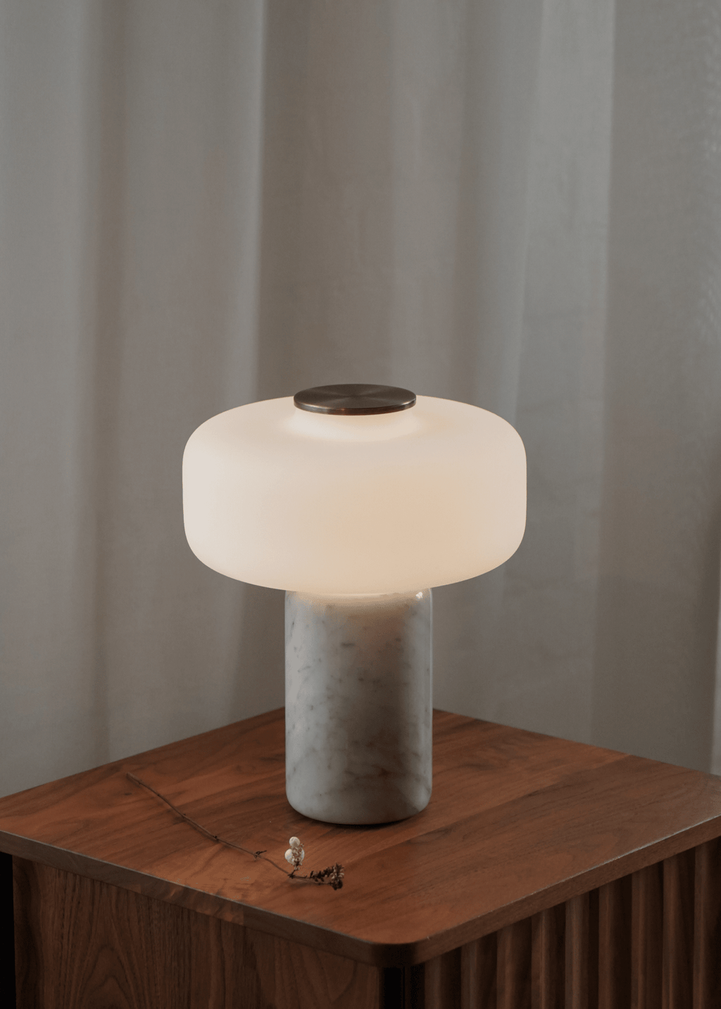 Maris Rechargeable Marble Table Lamp