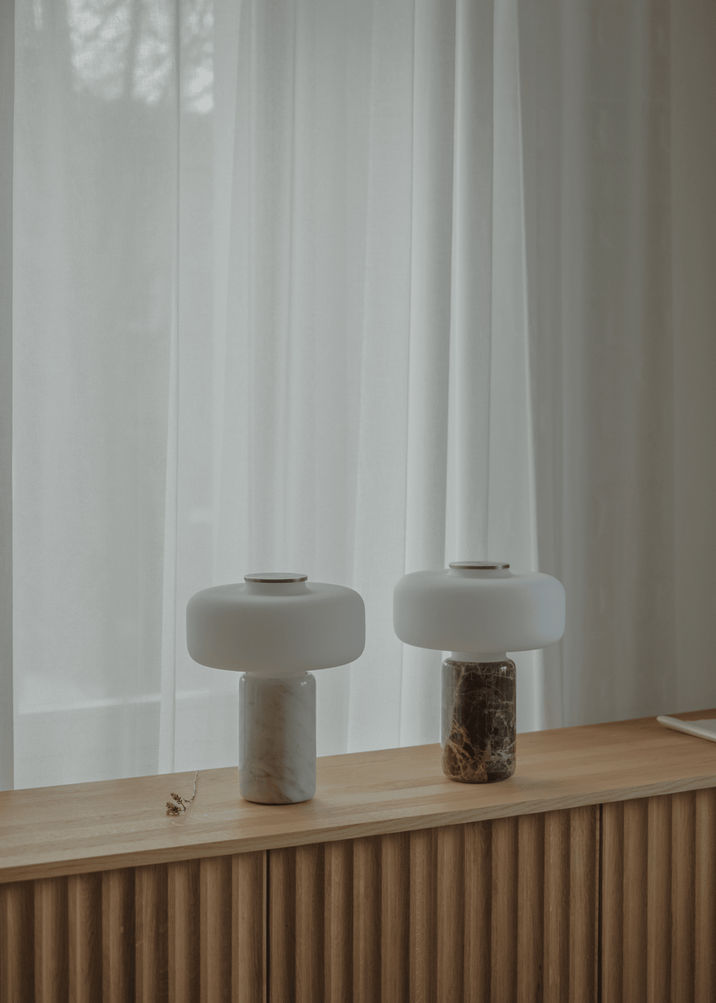 Maris Rechargeable Marble Table Lamp