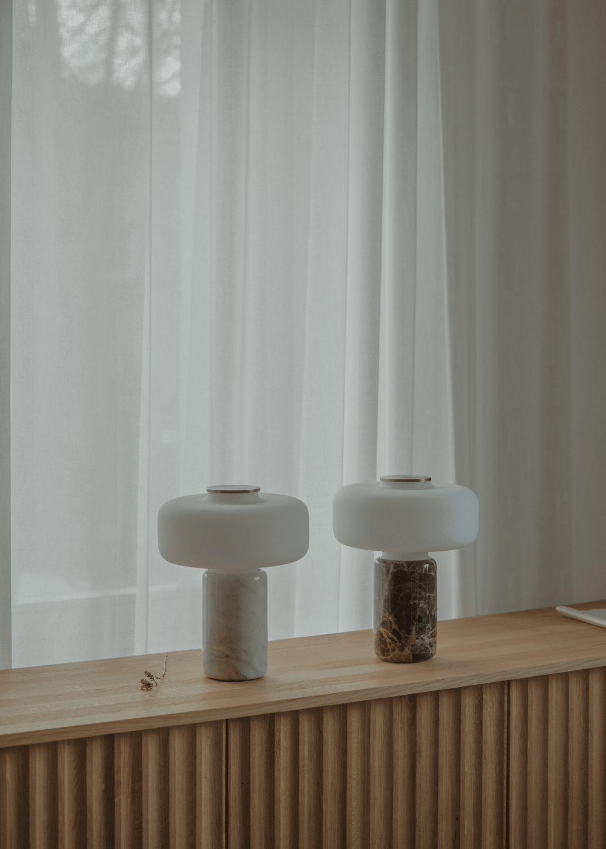 Maris Rechargeable Marble Table Lamp