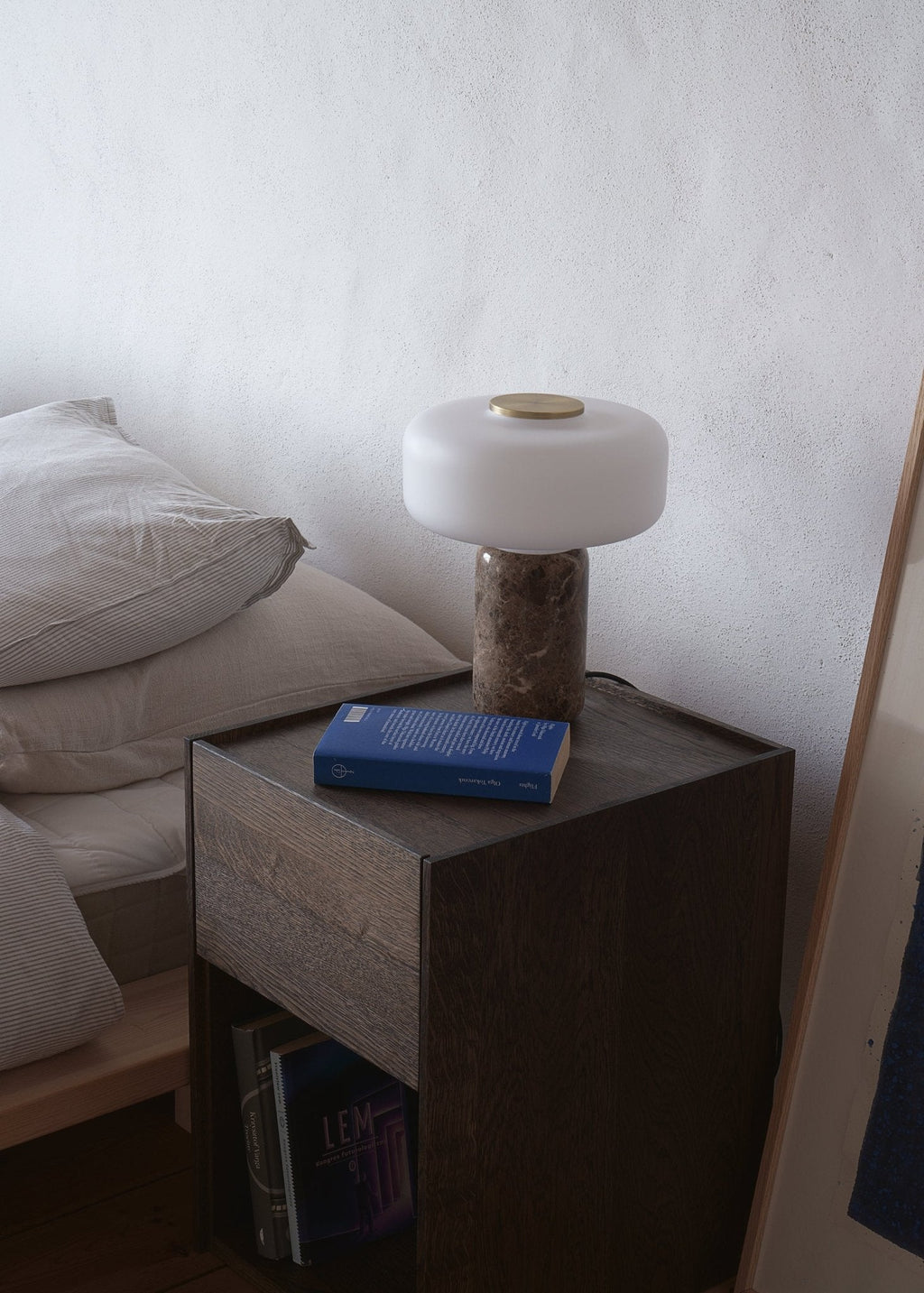 Maris Rechargeable Marble Table Lamp