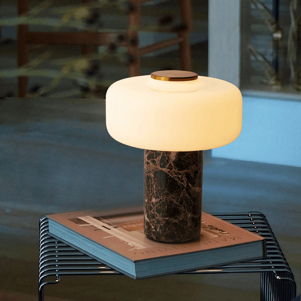 Maris Rechargeable Marble Table Lamp