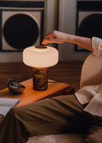 Maris Rechargeable Marble Table Lamp