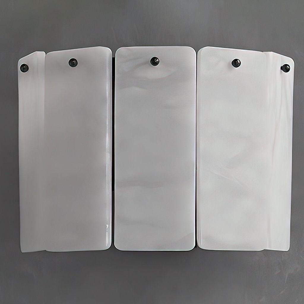 Fractured Alabaster Wall Sconce