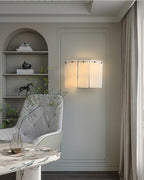 Fractured Alabaster Wall Sconce