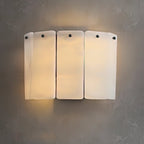Fractured Alabaster Wall Sconce