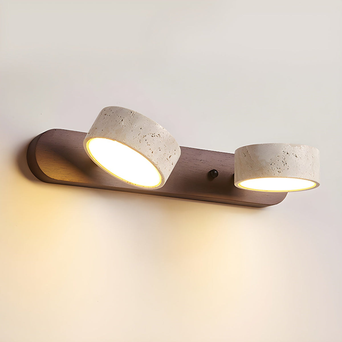 Travertine Duo Rechargeable Wall Light
