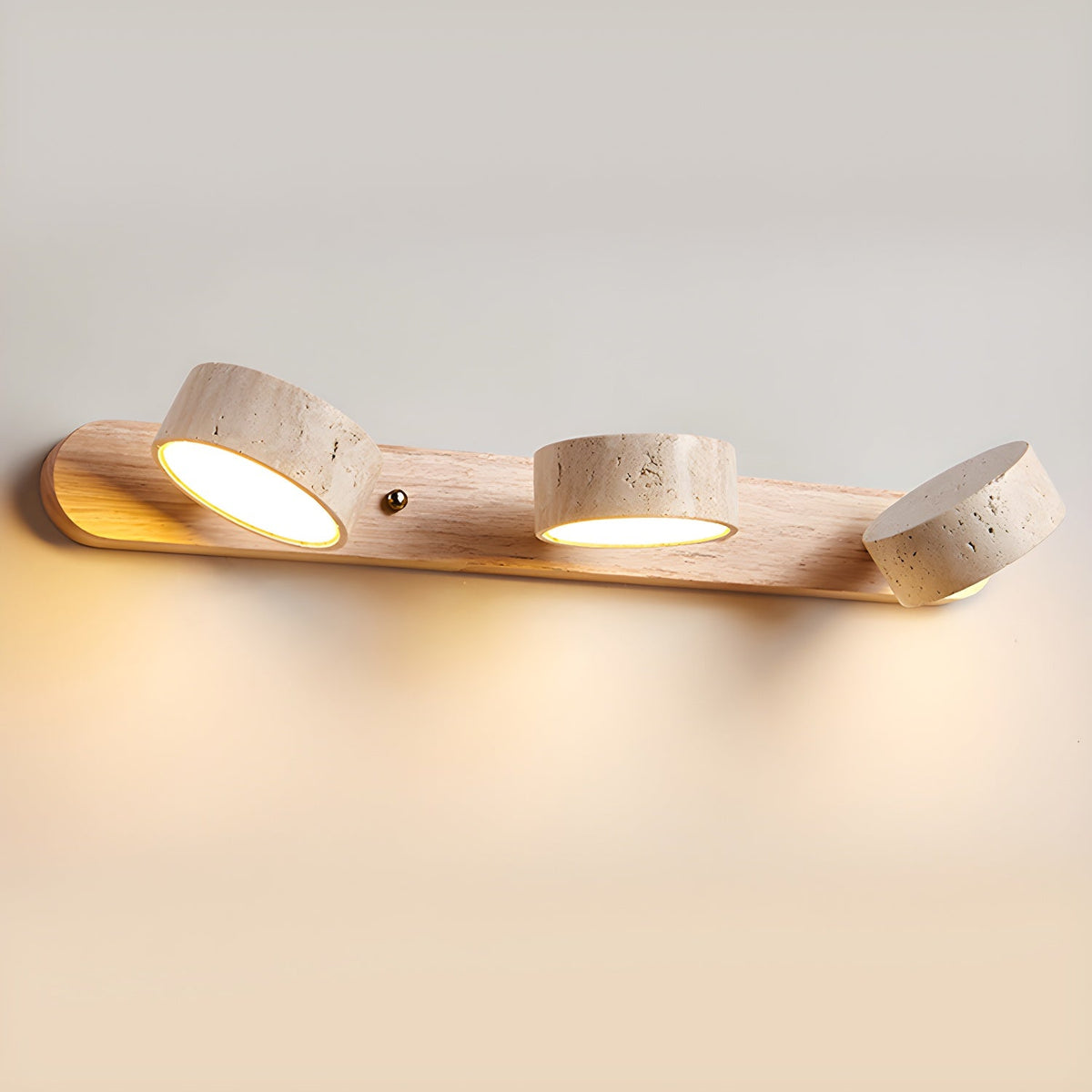 Travertine Duo Rechargeable Wall Light