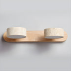 Travertine Duo Rechargeable Wall Light