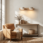 Travertine Duo Rechargeable Wall Light