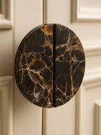 Coffee Marble Door Handle