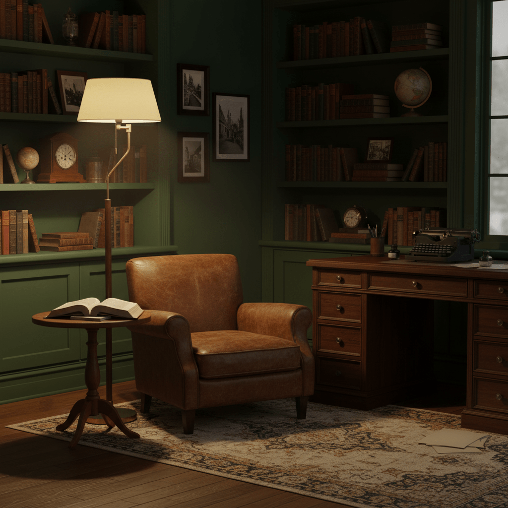 Walnut Whisper Floor Lamp