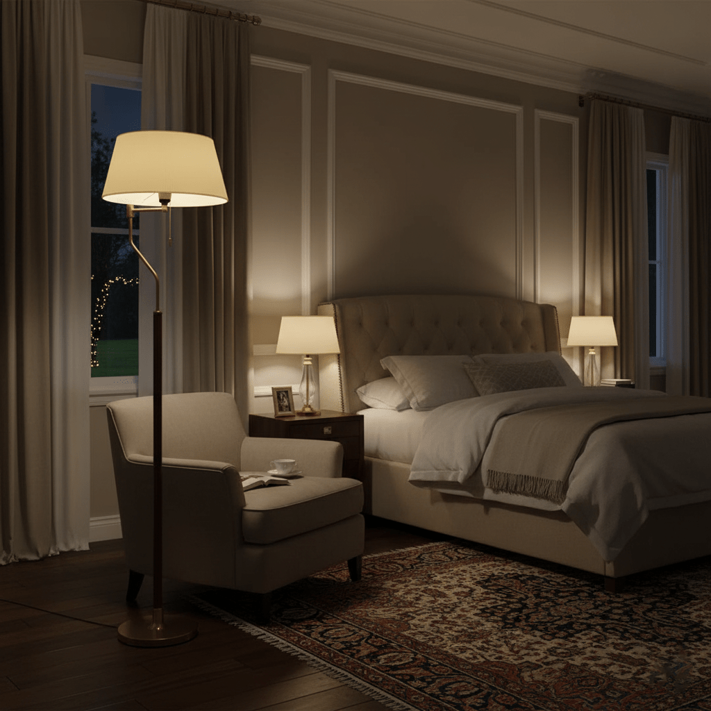 Walnut Whisper Floor Lamp