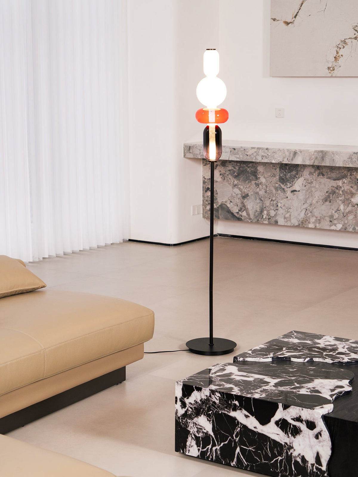 Candied Glass Floor Light