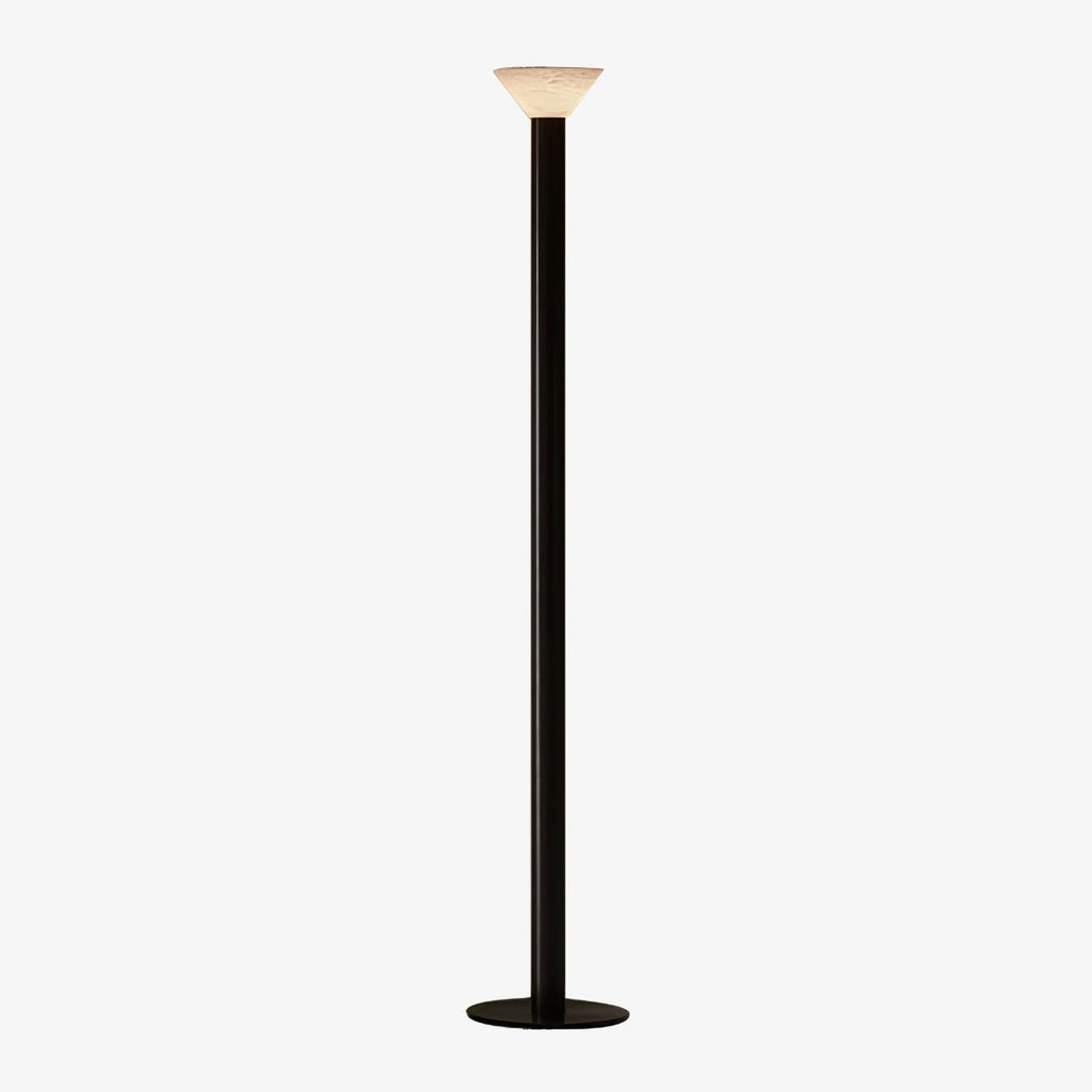 Elena Torchere Alabaster Floor Lamp