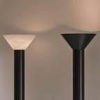 Elena Torchere Alabaster Floor Lamp