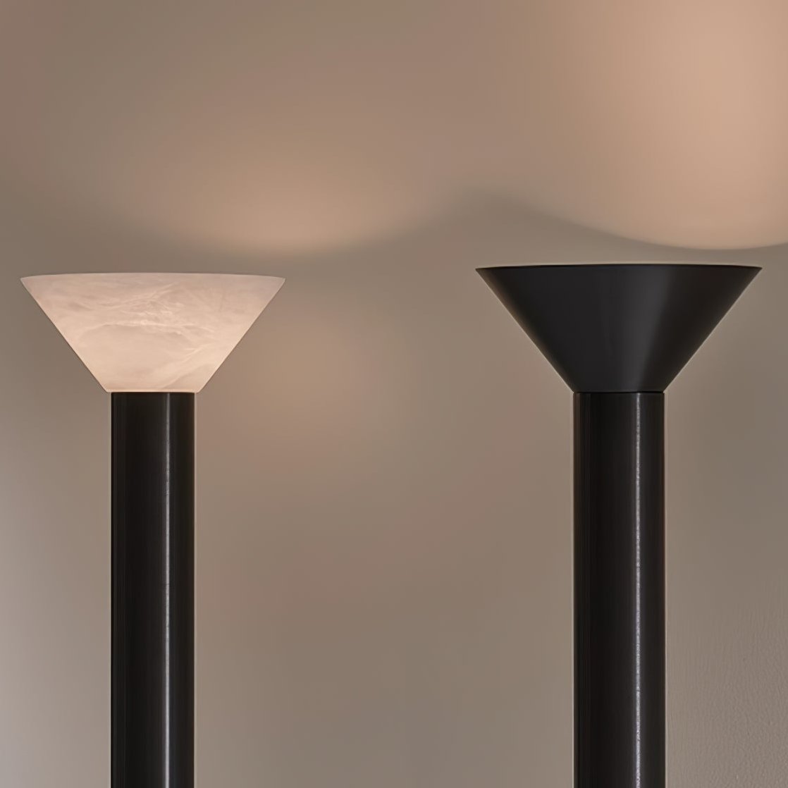 Elena Torchere Alabaster Floor Lamp