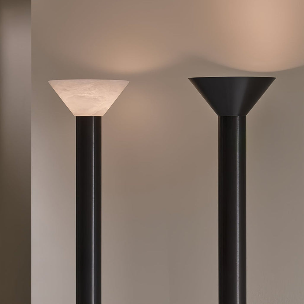 Elena Torchere Alabaster Floor Lamp