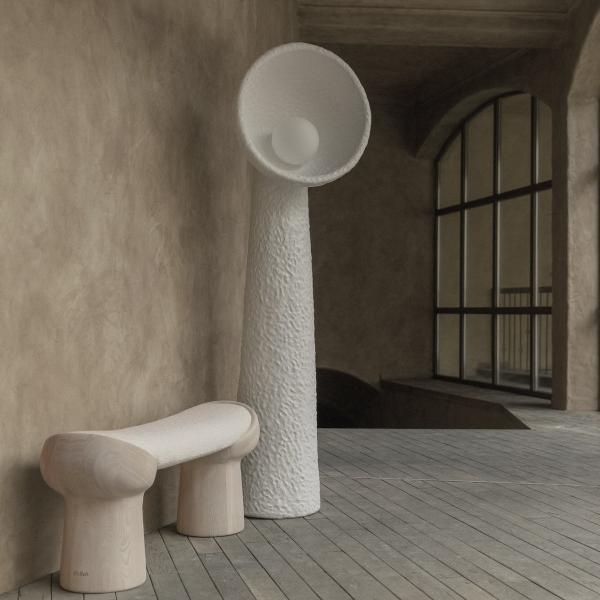 Echo Sculptural Floor Lamp