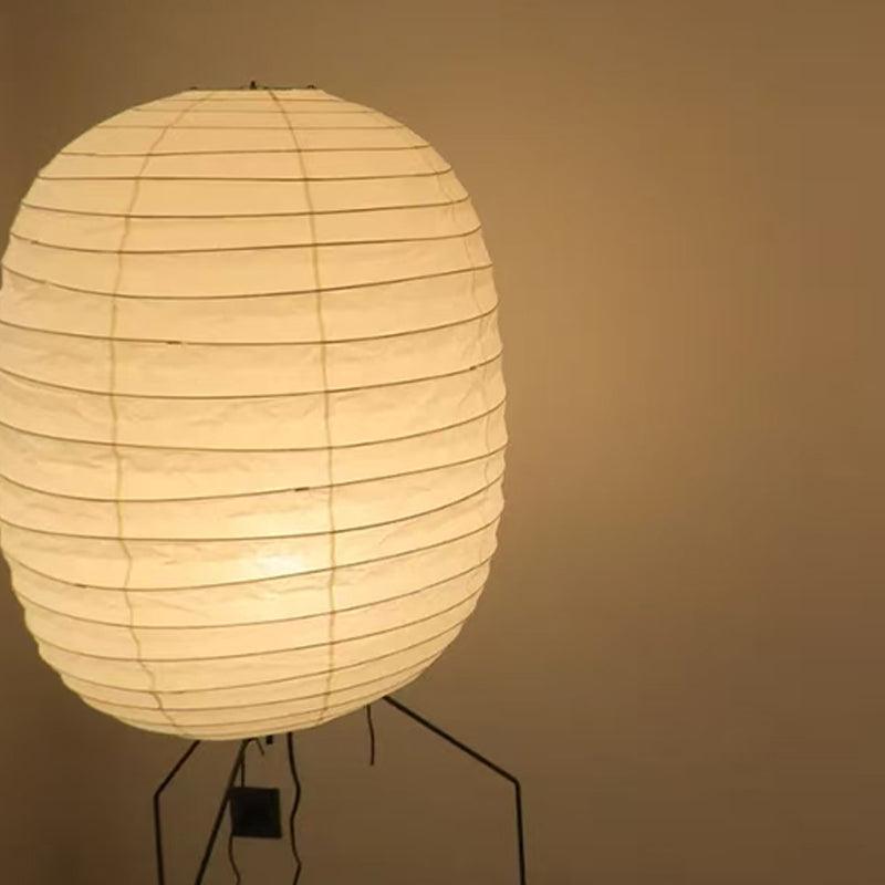 Ellipsa Rice Paper Lantern Floor Lamp