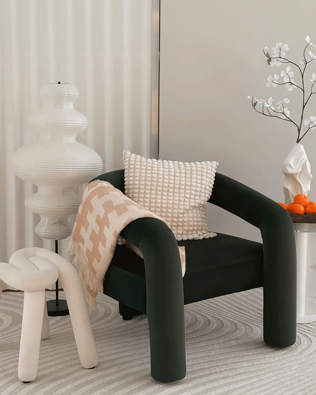 Chigiri Paper Tower Floor Lamp