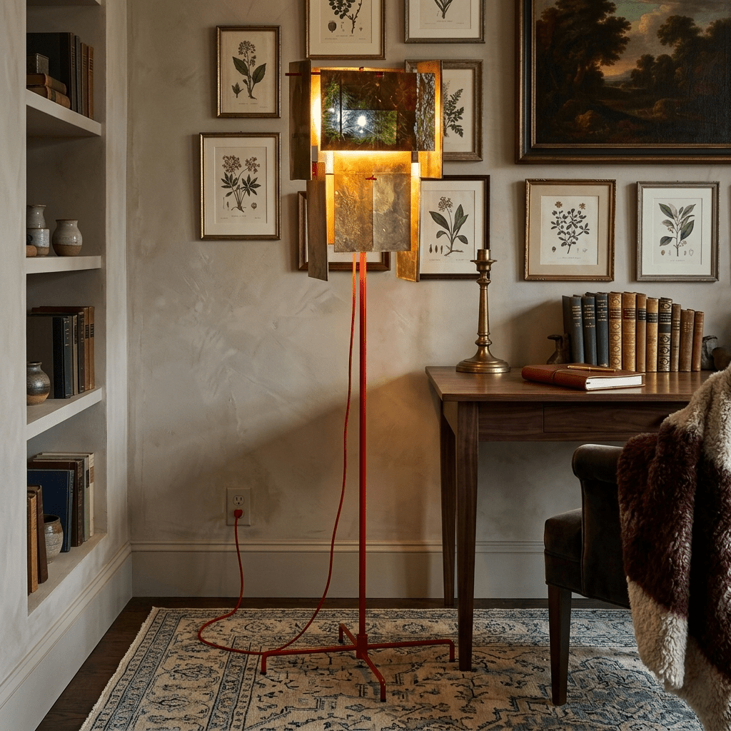Gold Gallery Floor Lamp