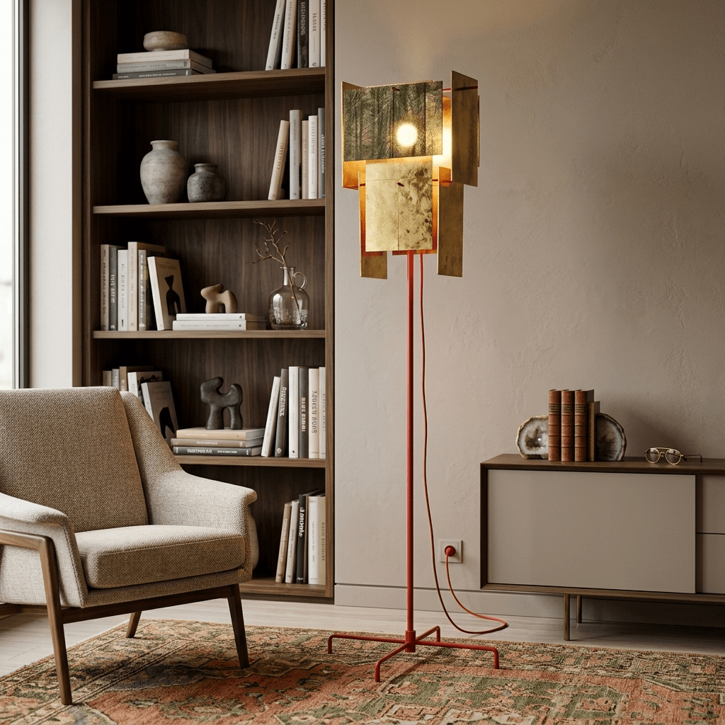 Gold Gallery Floor Lamp