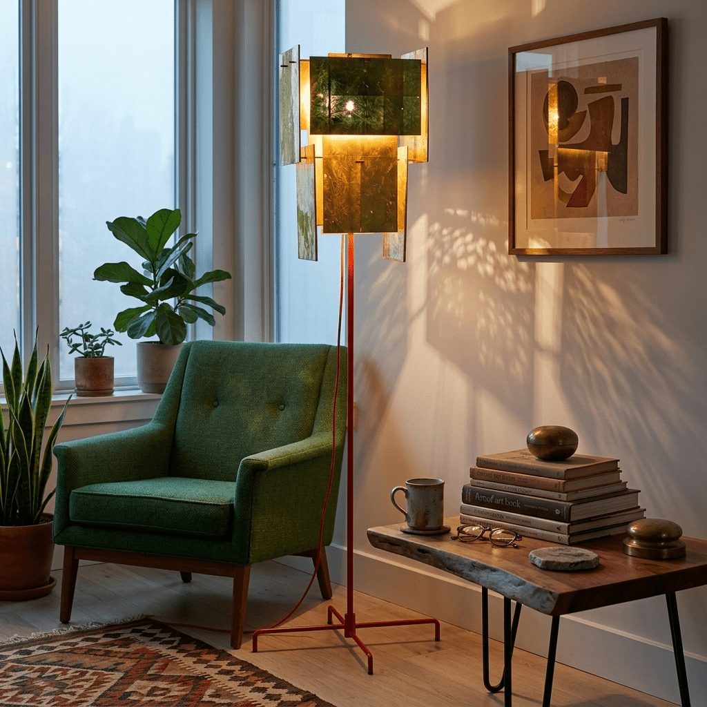 Gold Gallery Floor Lamp