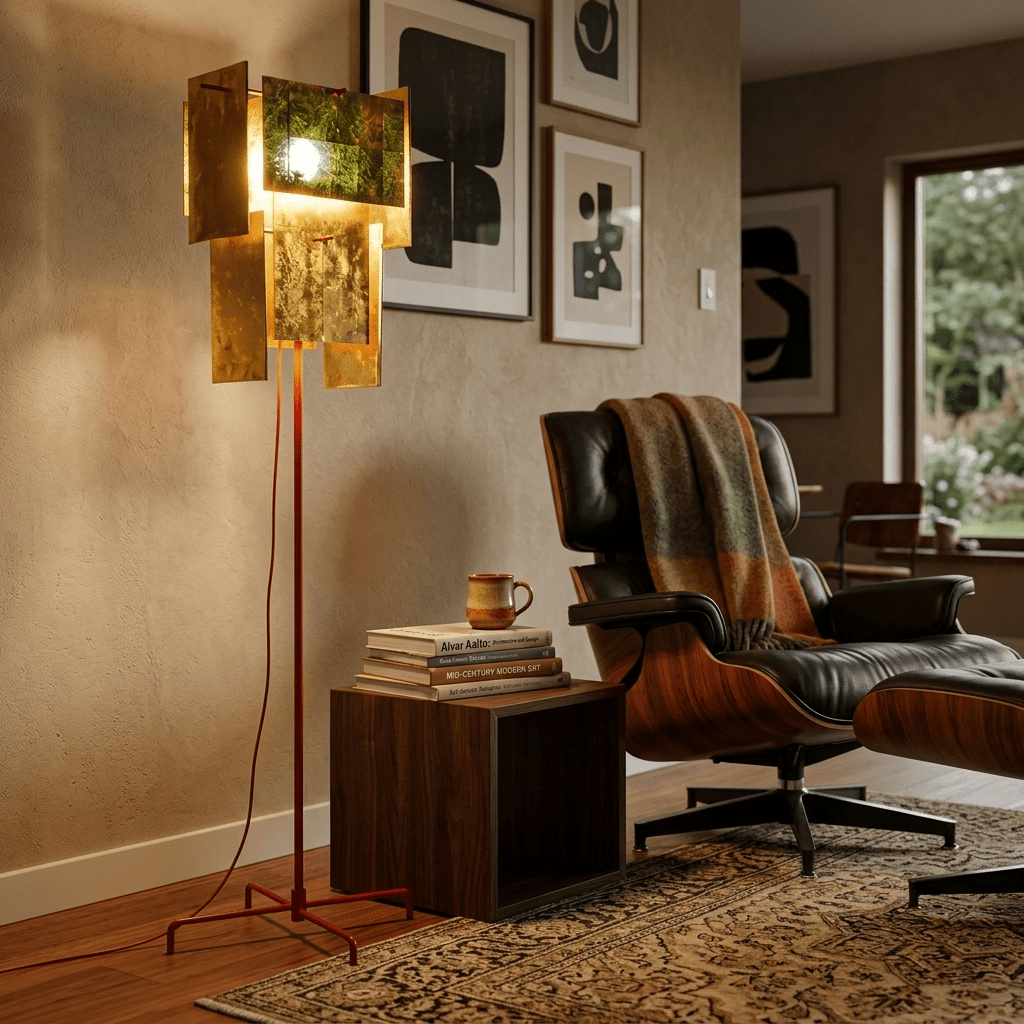 Gold Gallery Floor Lamp