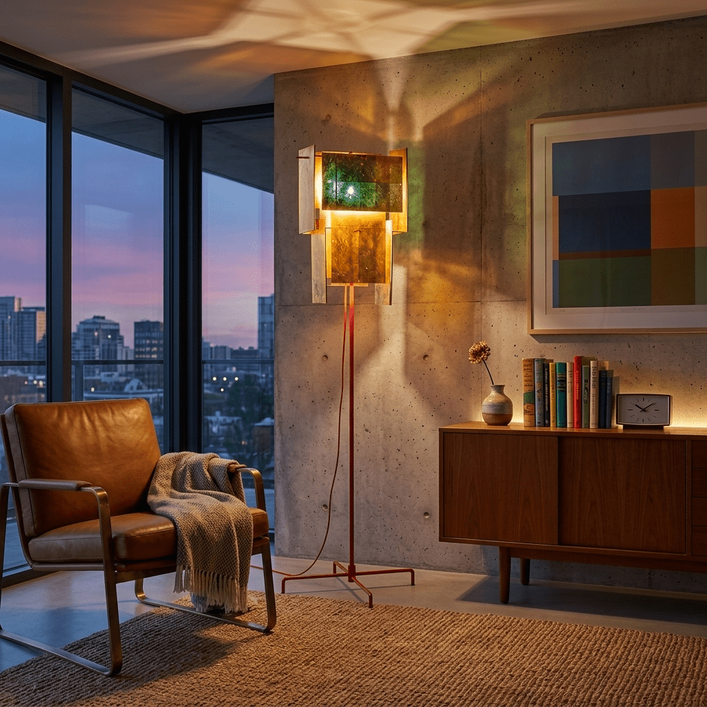 Gold Gallery Floor Lamp