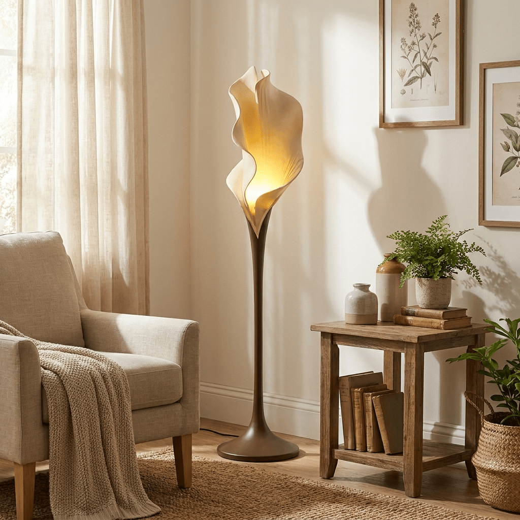 Calla Bloom Floor Lamp