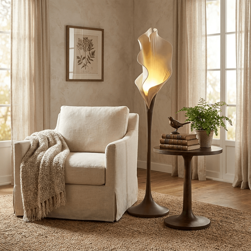 Calla Bloom Floor Lamp
