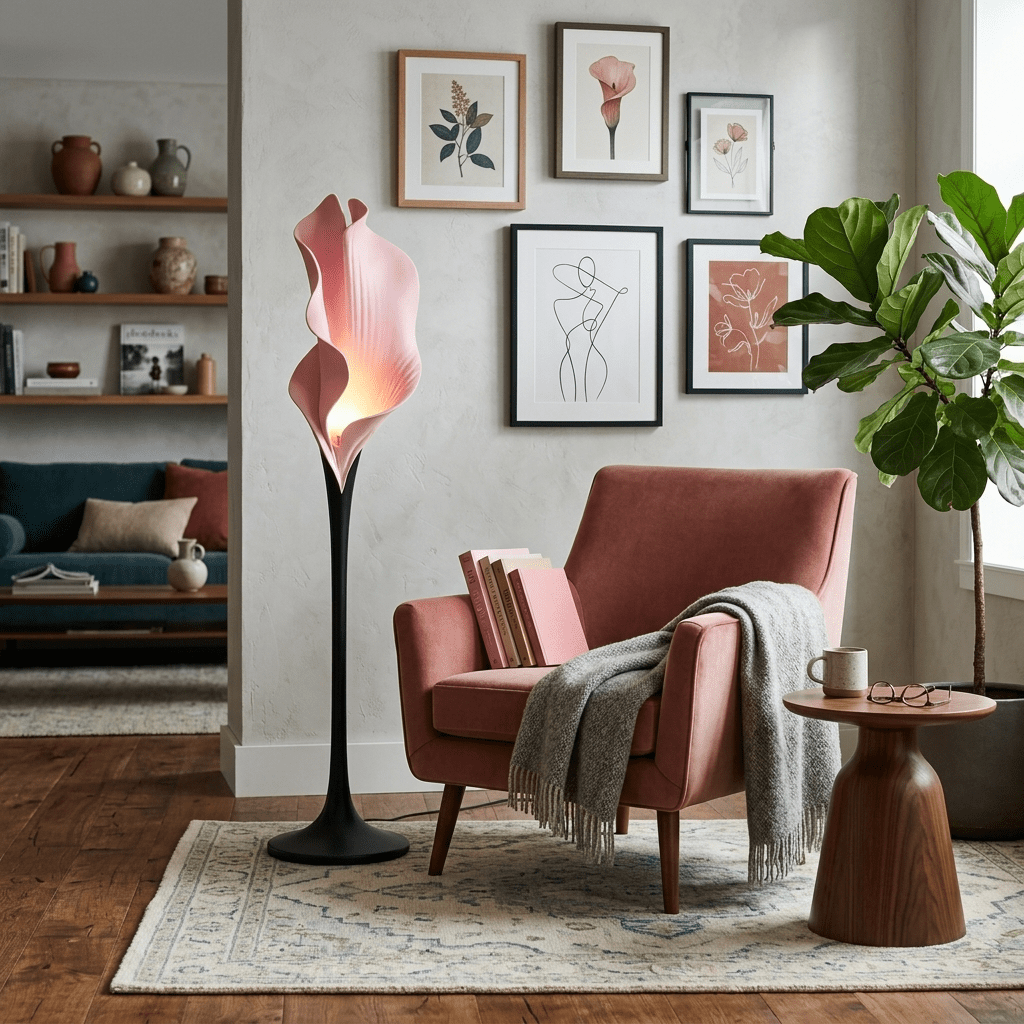 Calla Bloom Floor Lamp