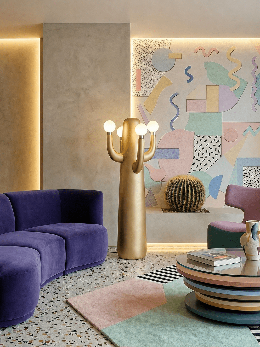 Art Cactus Floor Lamp
