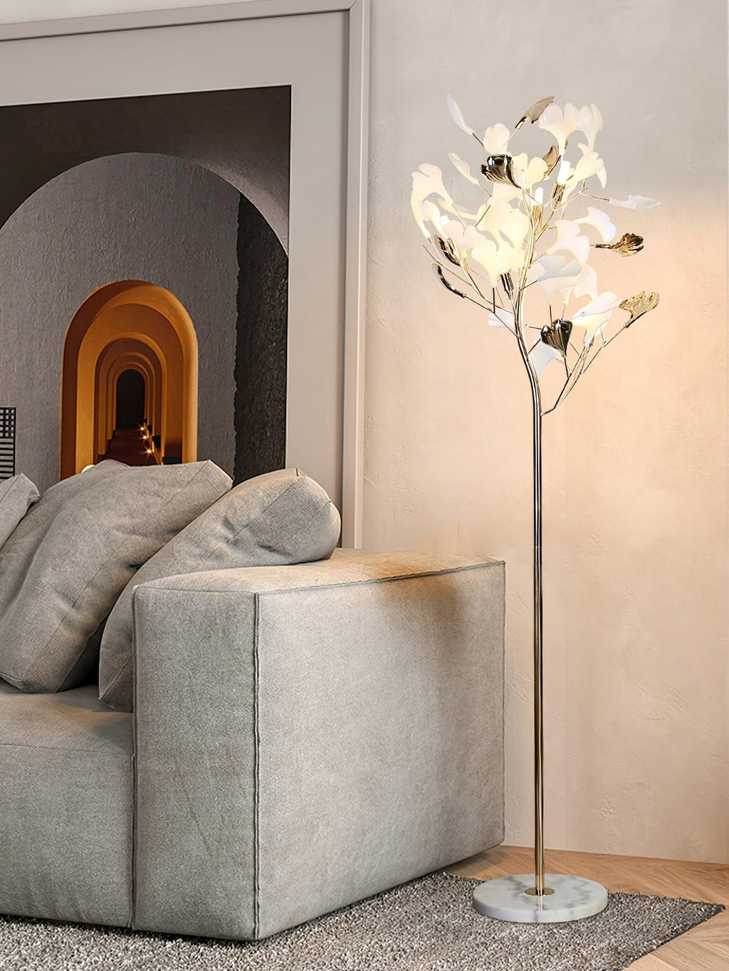 Gingko Leaf Floor Lamp