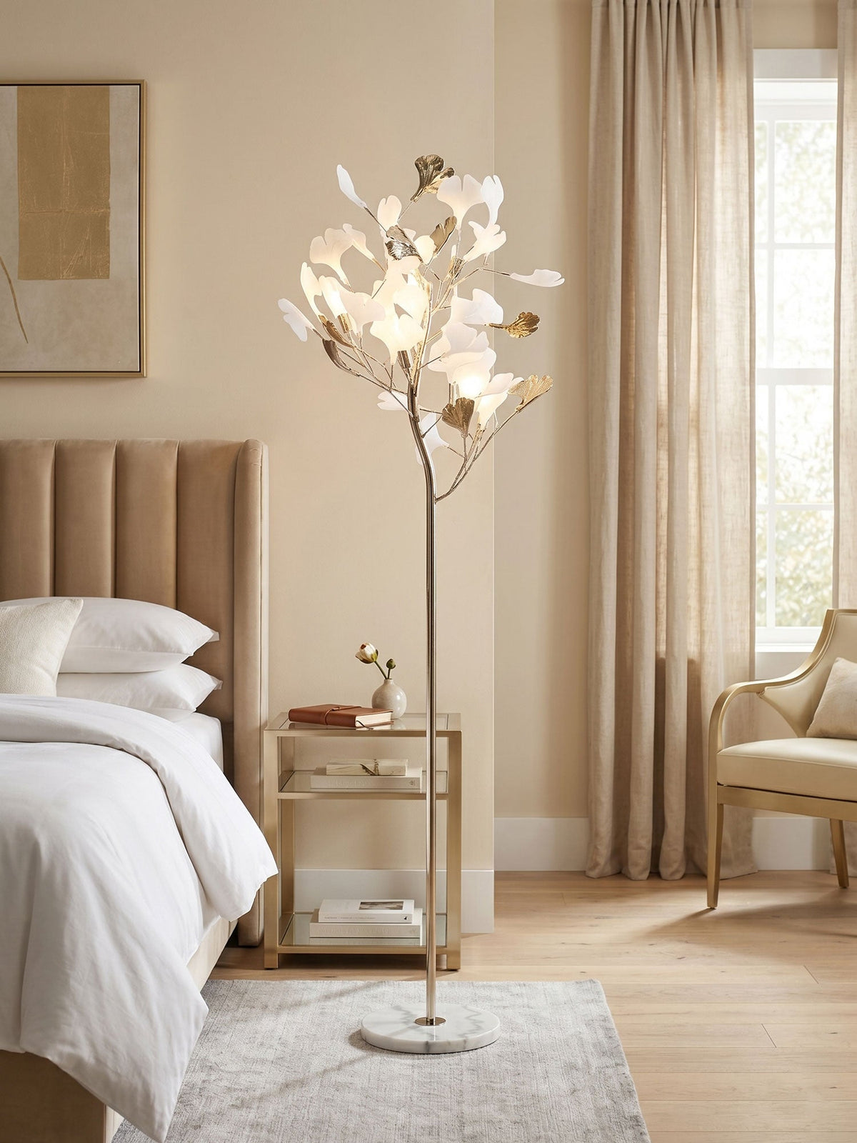 Gingko Leaf Floor Lamp