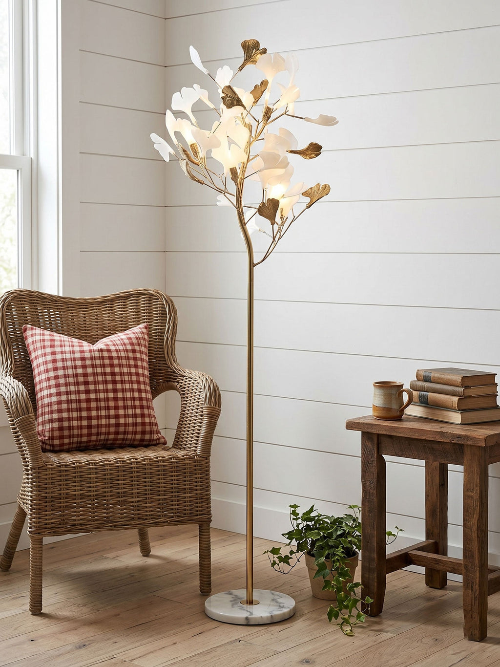Gingko Leaf Floor Lamp