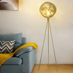 Lava Tripod Rock Floor Lamp