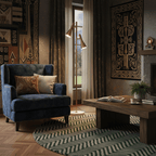 Lron Mouth Floor Lamp