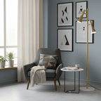 Lron Mouth Floor Lamp