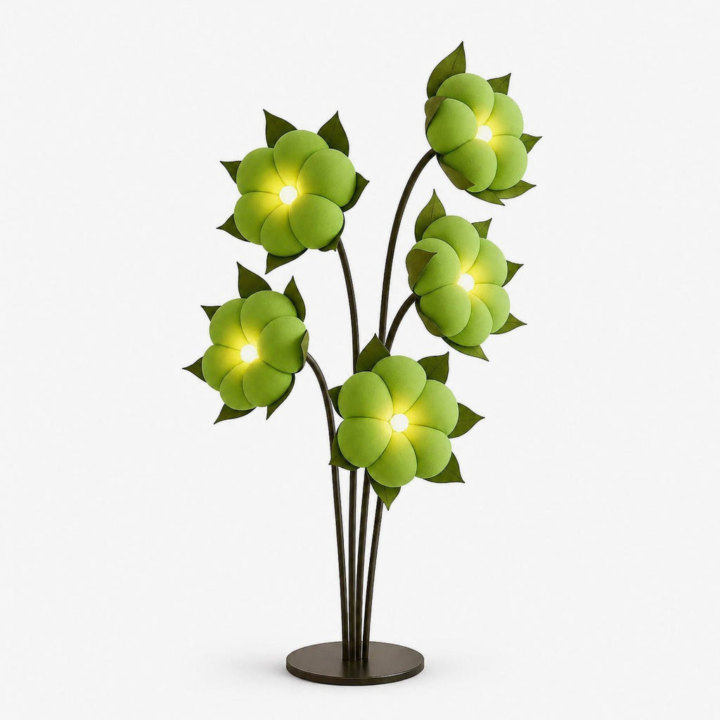 Green Blossom Floor Lamp