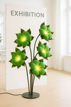 Green Blossom Floor Lamp