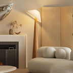 Tilt Hat Wooden Floor Lamp