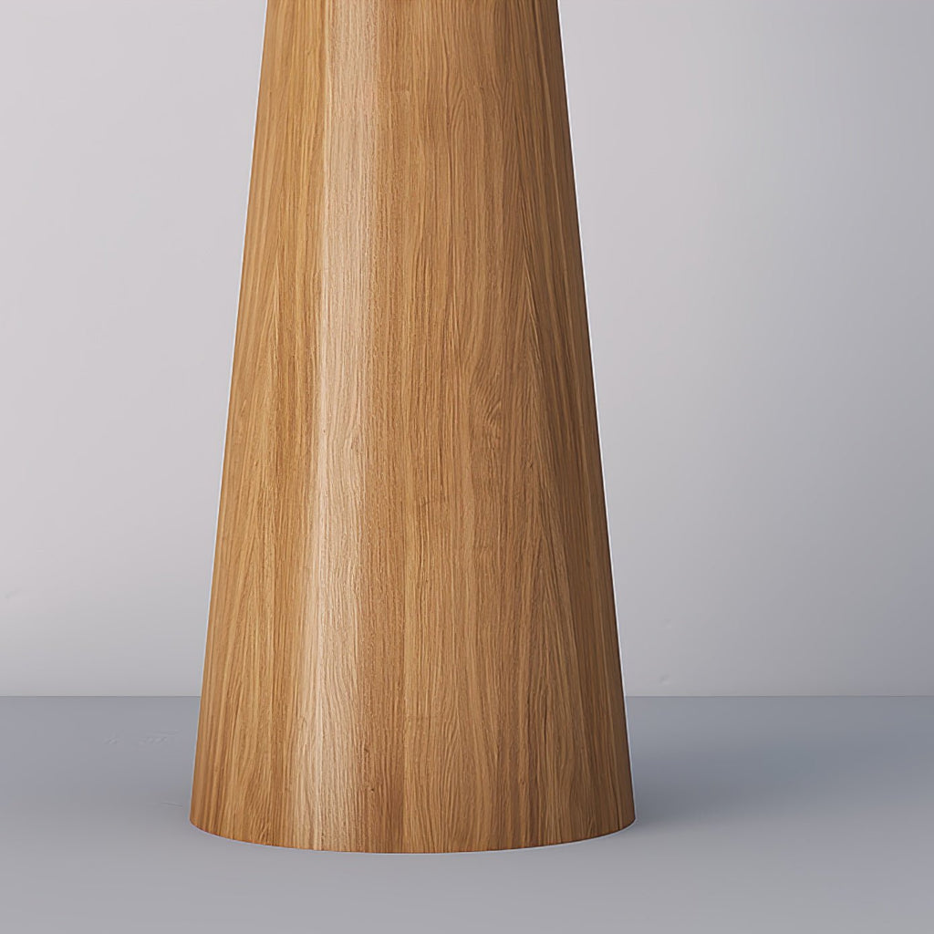 Tilt Hat Wooden Floor Lamp