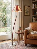 Verona Curved Striped Floor Lamp