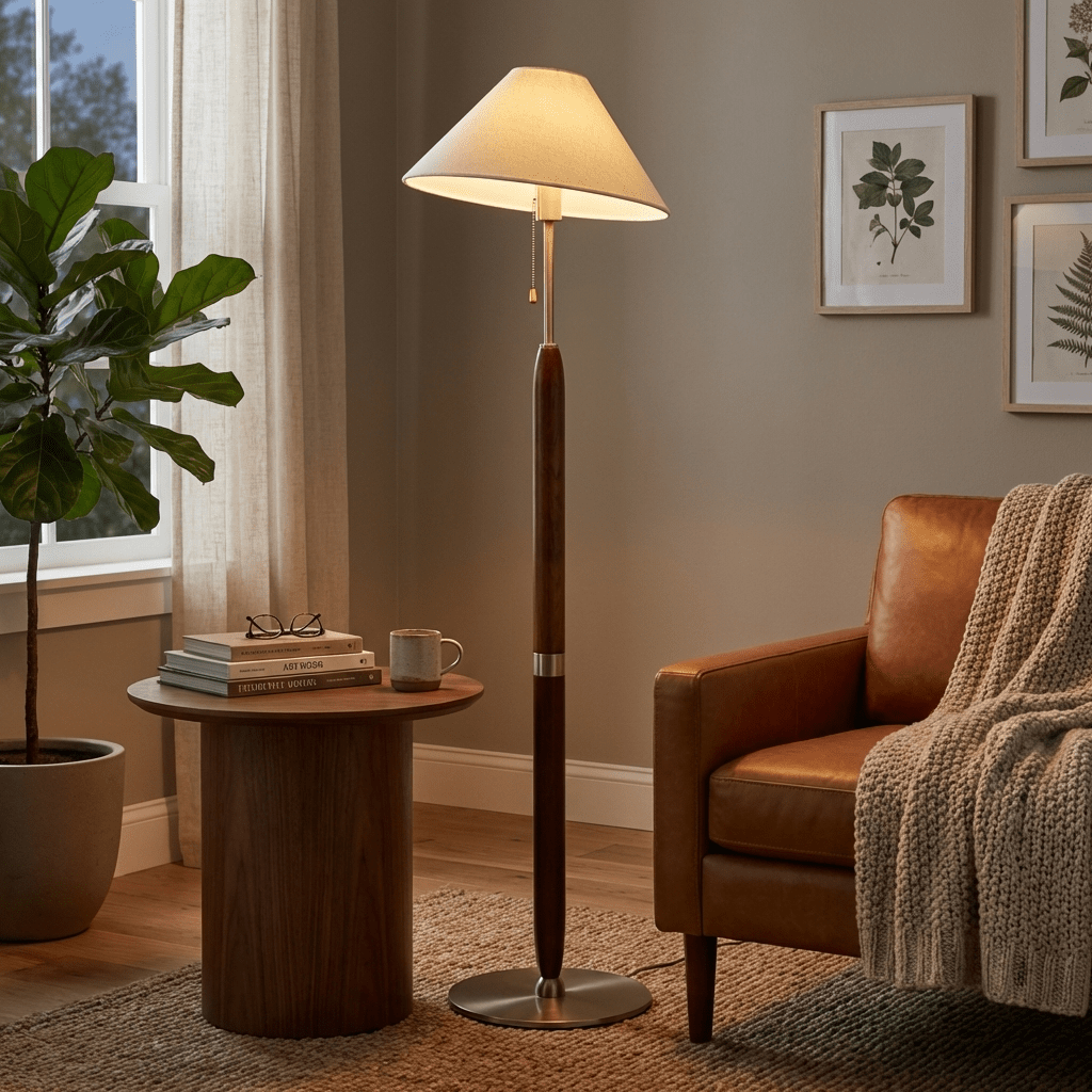 Arden Wood Floor Lamp