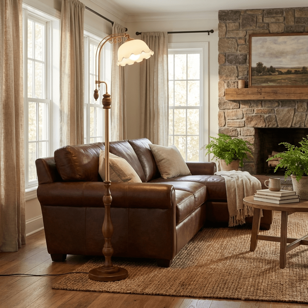 Aurelia Scroll Floor Lamp