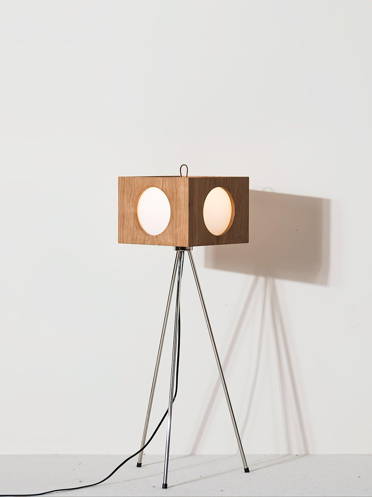 Vintage Tripod Camera Floor Lamp
