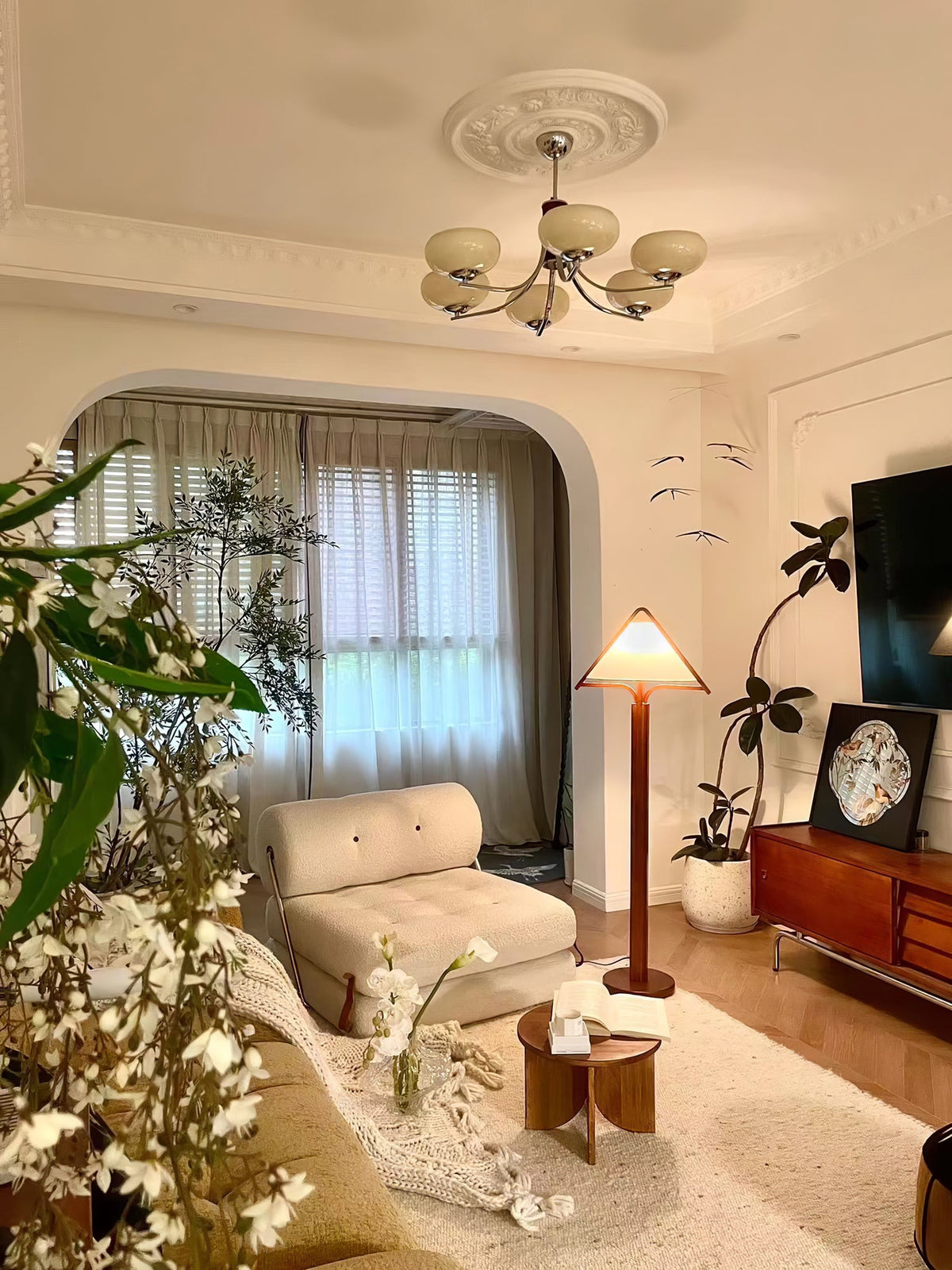 Apex Triangle Shade Floor Lamp