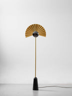 Gilded Fan Floor Lamp